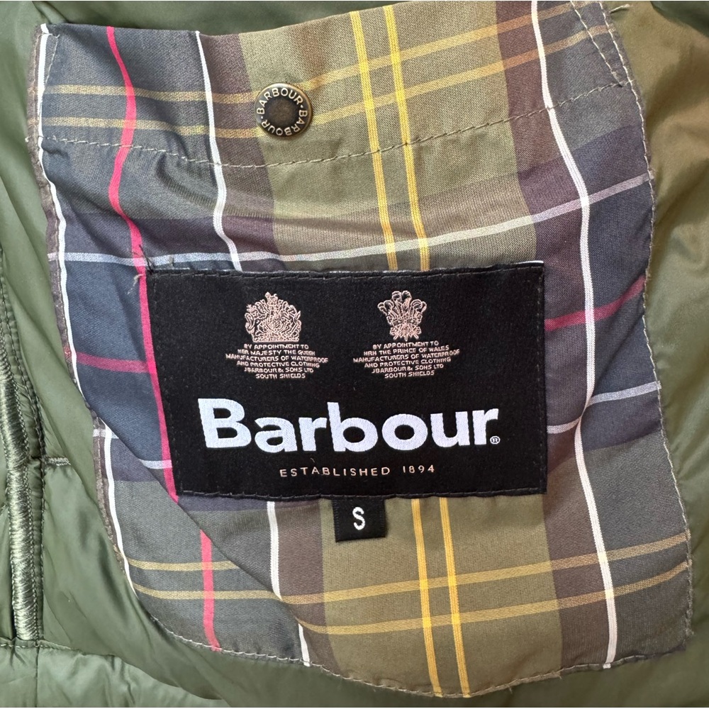Oversized Barbour Quilted Jacket